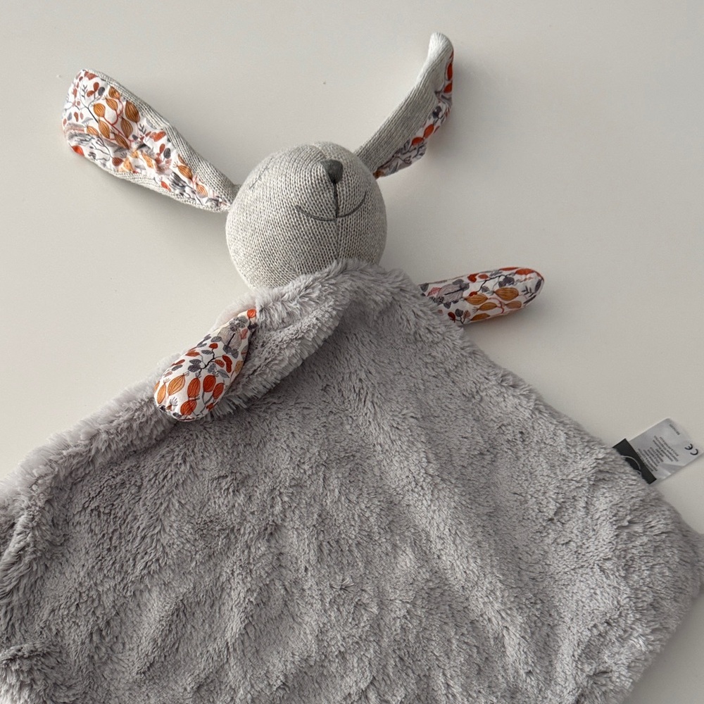 Yuppie Mommy Bonny & Bo Woodlands Bunny Handmade Lovey Security Blanket